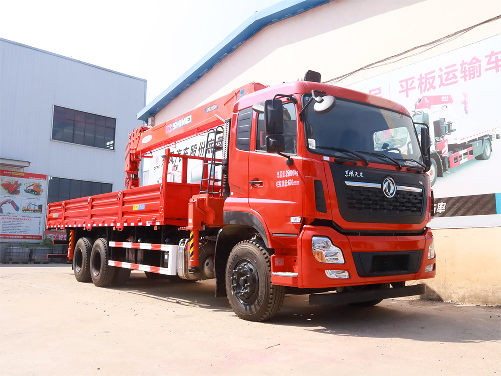 東風(fēng)天龍后雙橋石煤12噸隨車吊